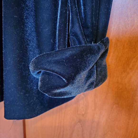 Lush Black Velvet Evening Jacket 2X - Picture 5 of 5